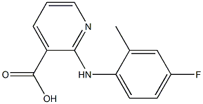 2-[(4-fluoro-2-methylphenyl)amino]pyridine-3-carboxylic acid