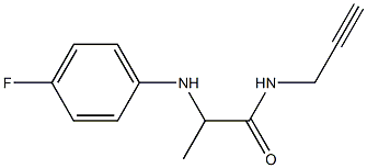 2-[(4-fluorophenyl)amino]-N-(prop-2-yn-1-yl)propanamide