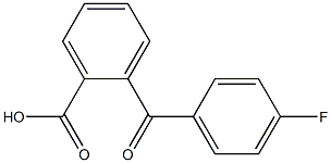 2-[(4-fluorophenyl)carbonyl]benzoic acid 结构式