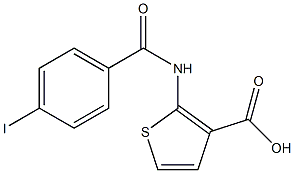 2-[(4-iodobenzene)amido]thiophene-3-carboxylic acid|