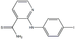 2-[(4-iodophenyl)amino]pyridine-3-carbothioamide,,结构式