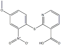  2-[(4-methoxy-2-nitrophenyl)sulfanyl]pyridine-3-carboxylic acid