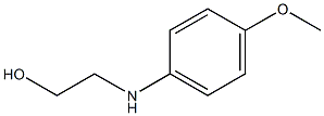 2-[(4-methoxyphenyl)amino]ethan-1-ol Struktur
