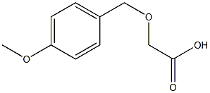 2-[(4-methoxyphenyl)methoxy]acetic acid,,结构式