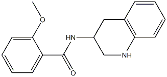 2-methoxy-N-(1,2,3,4-tetrahydroquinolin-3-yl)benzamide Struktur