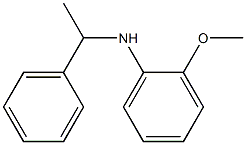2-methoxy-N-(1-phenylethyl)aniline Struktur