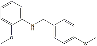  2-methoxy-N-{[4-(methylsulfanyl)phenyl]methyl}aniline