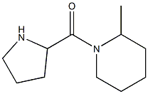2-methyl-1-(pyrrolidin-2-ylcarbonyl)piperidine Structure