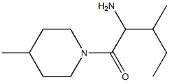 2-methyl-1-[(4-methylpiperidin-1-yl)carbonyl]butylamine Struktur