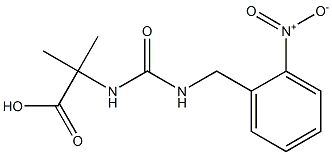  2-methyl-2-({[(2-nitrophenyl)methyl]carbamoyl}amino)propanoic acid