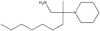 2-methyl-2-(piperidin-1-yl)nonan-1-amine Struktur