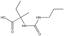  2-methyl-2-{[(propylamino)carbonyl]amino}butanoic acid