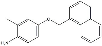 2-methyl-4-(naphthalen-1-ylmethoxy)aniline Structure