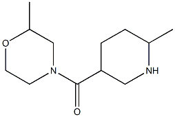 2-methyl-4-[(6-methylpiperidin-3-yl)carbonyl]morpholine Structure