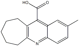 2-methyl-6H,7H,8H,9H,10H-cyclohepta[b]quinoline-11-carboxylic acid Struktur
