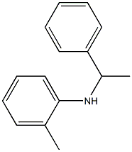 2-methyl-N-(1-phenylethyl)aniline,,结构式