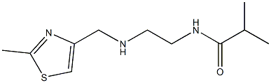  2-methyl-N-(2-{[(2-methyl-1,3-thiazol-4-yl)methyl]amino}ethyl)propanamide