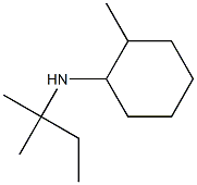 2-methyl-N-(2-methylbutan-2-yl)cyclohexan-1-amine Structure