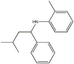 2-methyl-N-(3-methyl-1-phenylbutyl)aniline