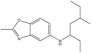 2-methyl-N-(5-methylheptan-3-yl)-1,3-benzoxazol-5-amine,,结构式