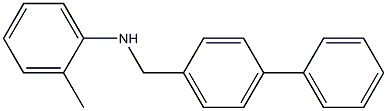 2-methyl-N-[(4-phenylphenyl)methyl]aniline