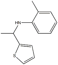 2-methyl-N-[1-(thiophen-2-yl)ethyl]aniline Struktur
