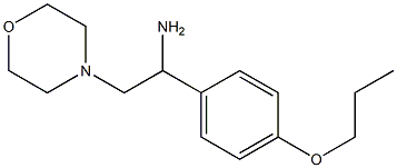 2-morpholin-4-yl-1-(4-propoxyphenyl)ethanamine