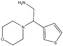 2-morpholin-4-yl-2-thien-3-ylethanamine Structure