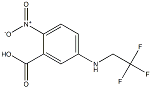 2-nitro-5-[(2,2,2-trifluoroethyl)amino]benzoic acid Structure