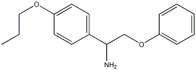 2-phenoxy-1-(4-propoxyphenyl)ethanamine Structure