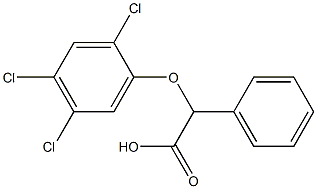 2-phenyl-2-(2,4,5-trichlorophenoxy)acetic acid,,结构式