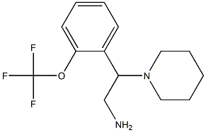 2-piperidin-1-yl-2-[2-(trifluoromethoxy)phenyl]ethanamine|