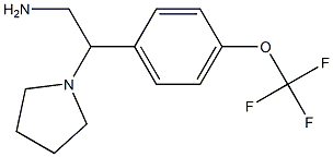 2-pyrrolidin-1-yl-2-[4-(trifluoromethoxy)phenyl]ethanamine