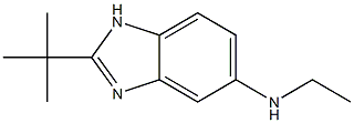 2-tert-butyl-N-ethyl-1H-1,3-benzodiazol-5-amine Struktur