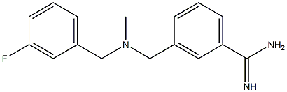 3-({[(3-fluorophenyl)methyl](methyl)amino}methyl)benzene-1-carboximidamide