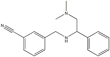 3-({[2-(dimethylamino)-1-phenylethyl]amino}methyl)benzonitrile