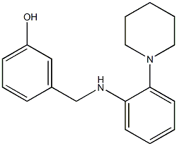 3-({[2-(piperidin-1-yl)phenyl]amino}methyl)phenol