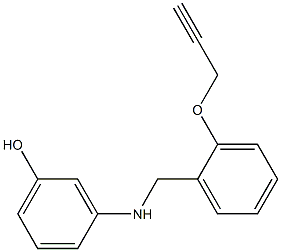  3-({[2-(prop-2-yn-1-yloxy)phenyl]methyl}amino)phenol