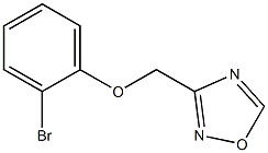 3-(2-bromophenoxymethyl)-1,2,4-oxadiazole Struktur