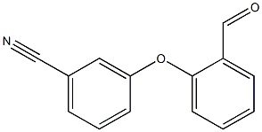 3-(2-formylphenoxy)benzonitrile,,结构式