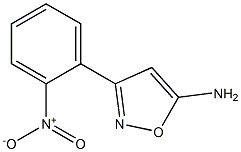 3-(2-nitrophenyl)-1,2-oxazol-5-amine Struktur