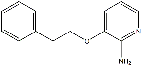 3-(2-phenylethoxy)pyridin-2-amine 结构式