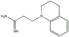 3-(3,4-dihydroquinolin-1(2H)-yl)propanimidamide 化学構造式