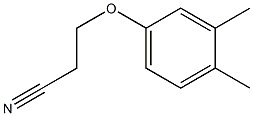 3-(3,4-dimethylphenoxy)propanenitrile Structure