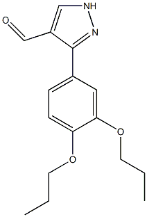 3-(3,4-dipropoxyphenyl)-1H-pyrazole-4-carbaldehyde