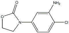 3-(3-amino-4-chlorophenyl)-1,3-oxazolidin-2-one Structure