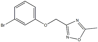 3-(3-bromophenoxymethyl)-5-methyl-1,2,4-oxadiazole