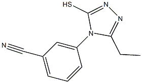 3-(3-ethyl-5-sulfanyl-4H-1,2,4-triazol-4-yl)benzonitrile