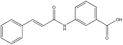 3-(3-phenylprop-2-enamido)benzoic acid