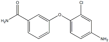 3-(4-amino-2-chlorophenoxy)benzamide 化学構造式